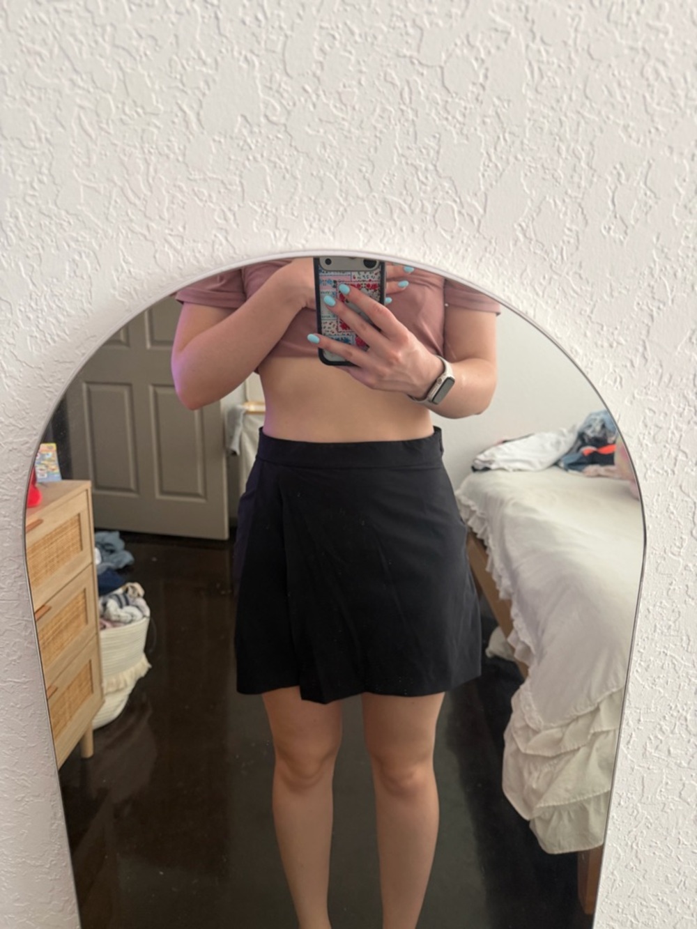 Athleta Black Skort